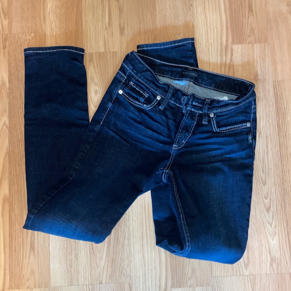 silver jeans elyse straight jeans